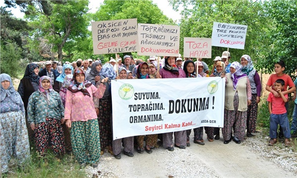 Başova’da üreticiler taş ocağı istemiyor Başova’da üreticiler taş ocağı istemiyor